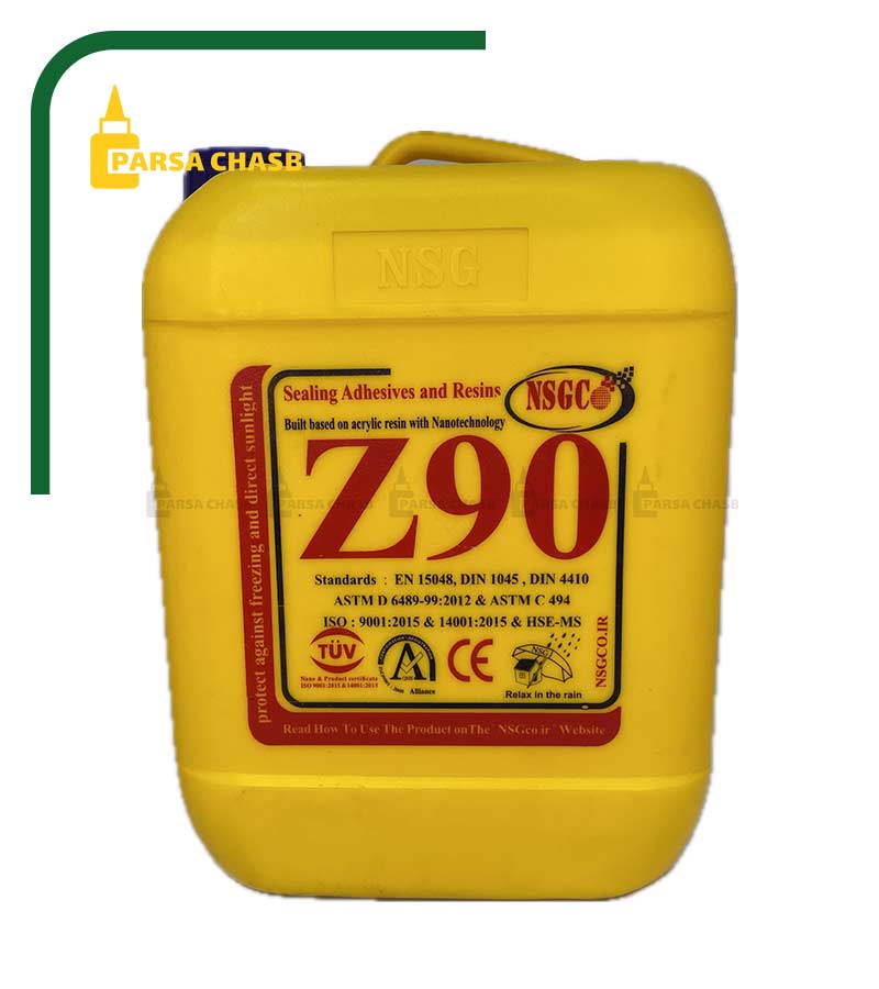 چسب آب بندی استخر Z90 NSG 10 لیتری اصلی | فروش عمده چسب آب بندی استخر زد 90 اورجینال